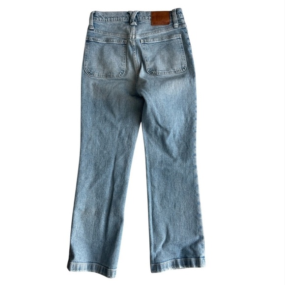 Point Sur Denim Jeans-J. Crew Size 25 Ankle Patch Pocket Straight Leg Light Wash - Picture 7 of 11